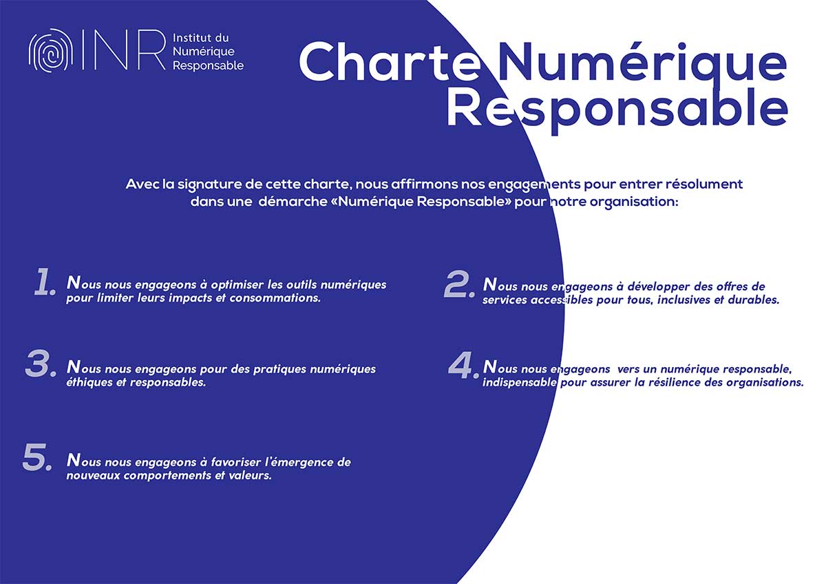 Charte Numérique Responsable INR
